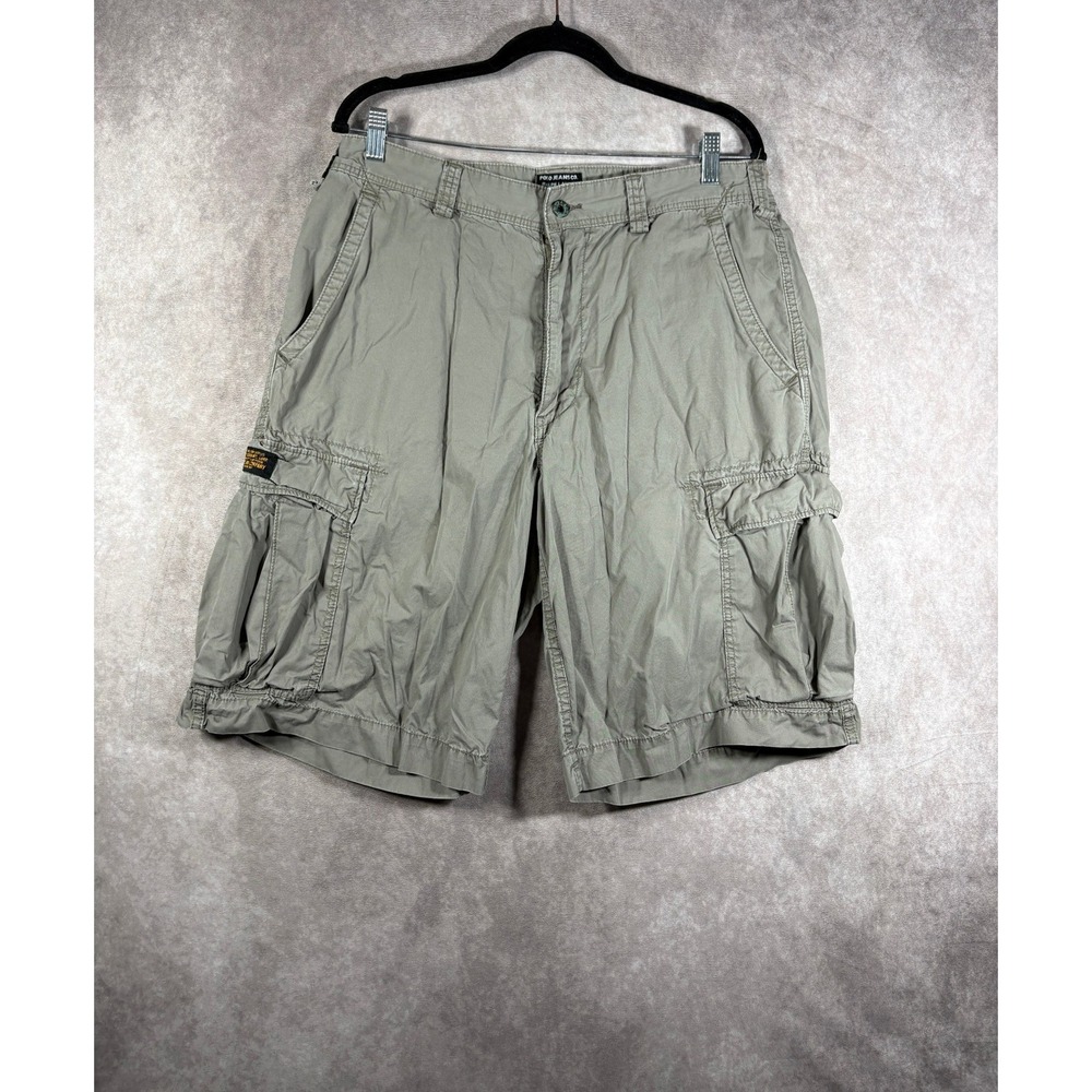 Vintage Polo Ralph Lauren Cargo Shorts Mens 36 Gray Military Surplus Utility 90s